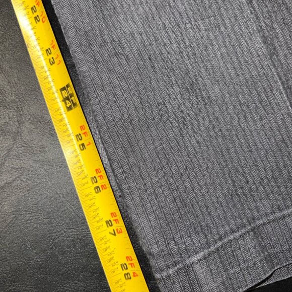 Riders by Lee Women 14P Gray Herringbone Stripe Straight Leg Jean (GS1)‎ - Picture 6 of 7